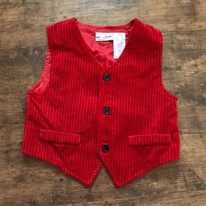 3/$15🔺red velvet vest